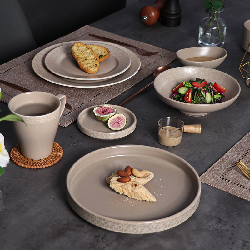 Color Glazed Porcelain Tableware