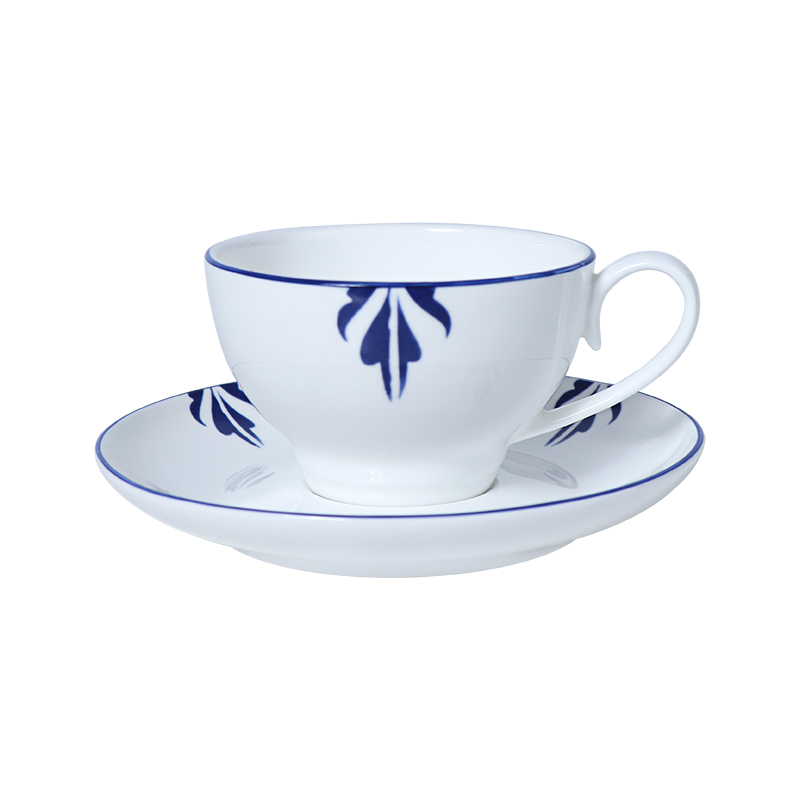 GUCI Offline Store Dinnerware Blue And White Bone China Coffee Cup