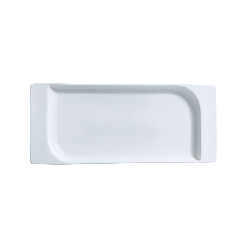 Porcelain Dinner Plate Flying Rectangular Plate 13.25 Inch Size(cm)L W H:33.7*19.2*2.7