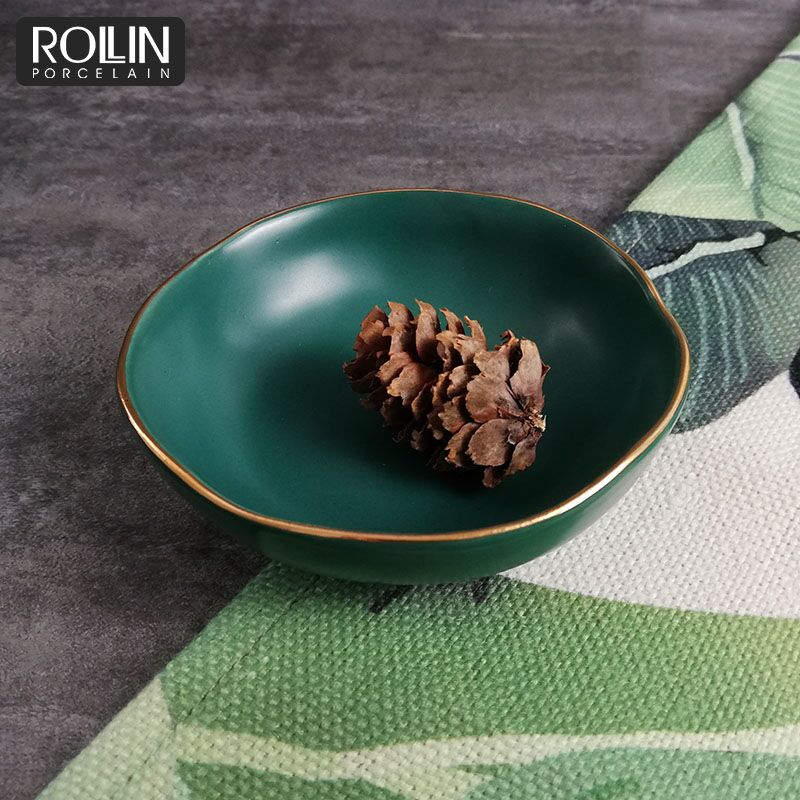 Matte Green Dinner Ware Soup Bowl Rice Bowl