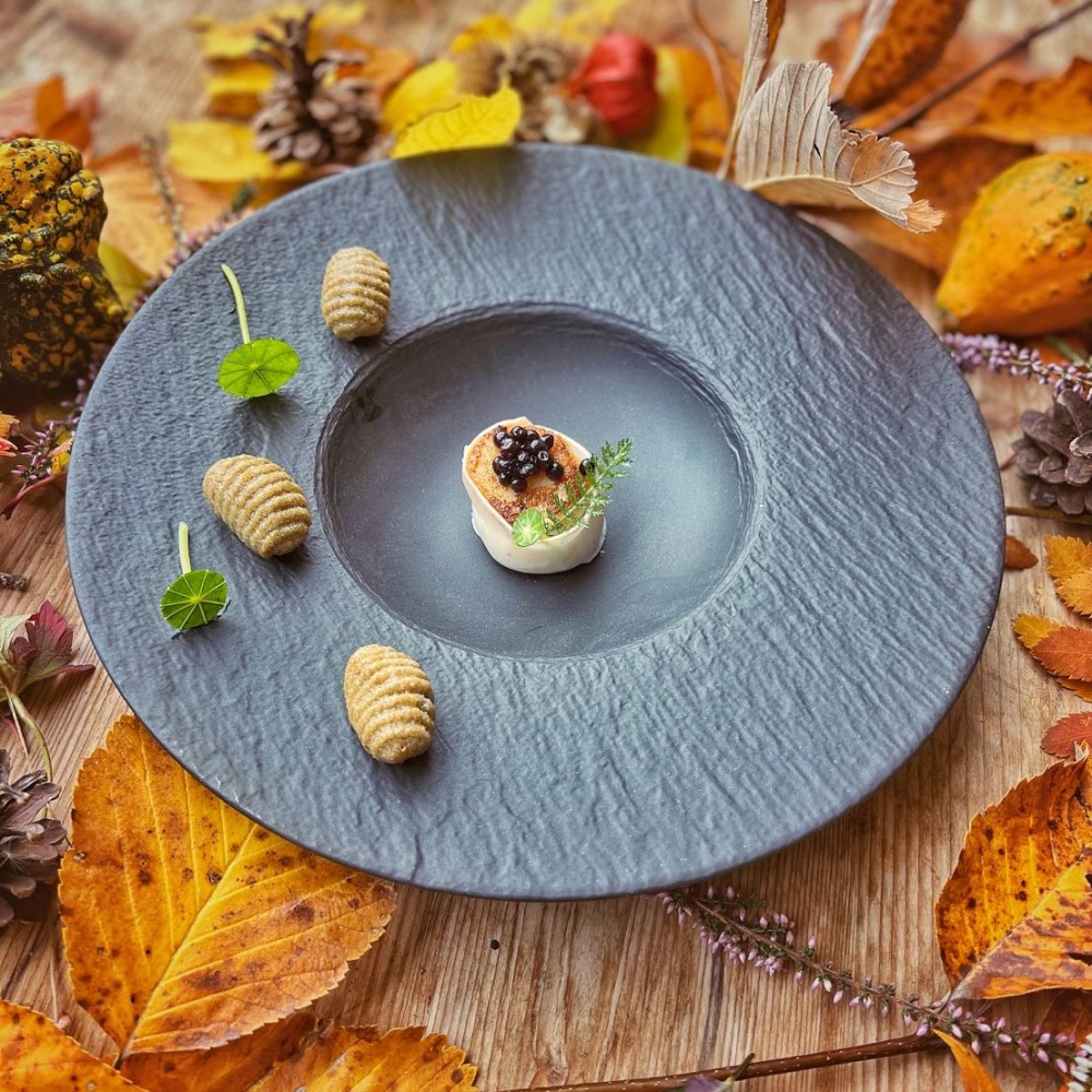 Stoneware Soup Plate For Stars Hotel Michelin Restaurant