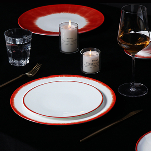 Design Bone China Dishes Plates Set Luxury