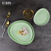 Yollow Green Middle East Dinnerware Porcelain Set Dinner Set