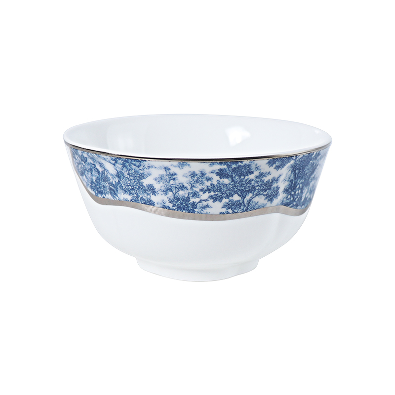 XINXIN Bone China Small Bowl Porcelain Rice Bowl Dipping Saucer Bowl