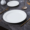 Chaozhou Ceramic Factory White Ceramic Plates Round White Porcelain Plate for Restaurant