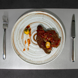 Restaurants Steak Plate, Porcelain Dinner Plate Crockery Dinnerware