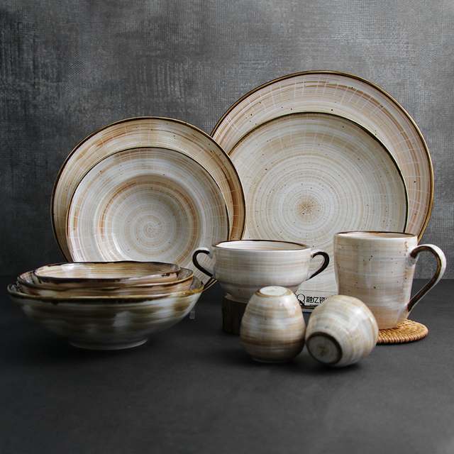 Nordic Beige Stoneware Mugs Drinking Mug 380ml