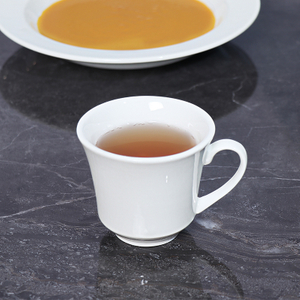 Oman Stars Hotel Supplier Tea Cups Porcelain Coffee Cup Restaurant Supplier Porcelain White Coffee Cup