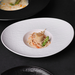 Restaurants Porcelain Oval Salad Plate-150ml