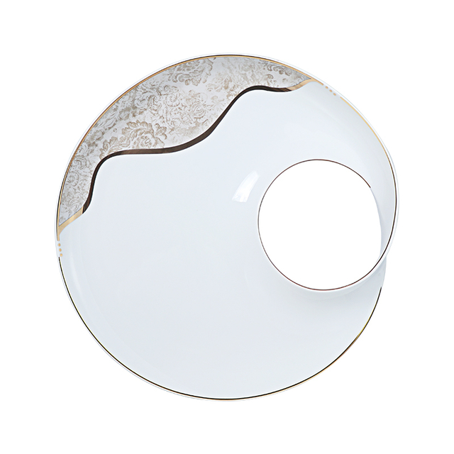 Hollow Plate Bone China Dinnerware
