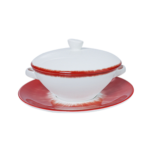 Soup Bowl Lid Fine Porcelain Bone China Tureen