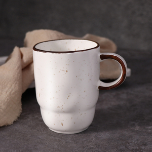 Nordic Beige Speckled Handcrafted Mugs Ceramic Mug