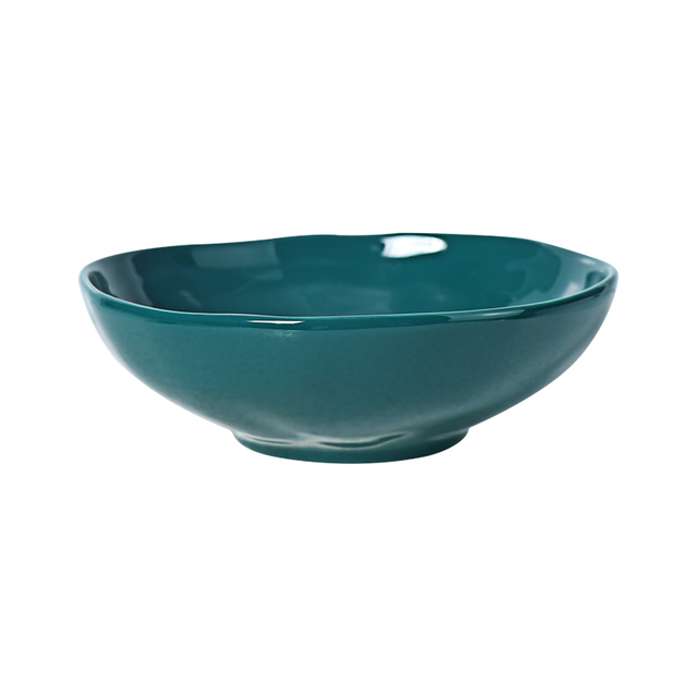 23 Ounce Green Cermaic Soup Bowl Salad Bowl Can Customized Package-4pcs in a set