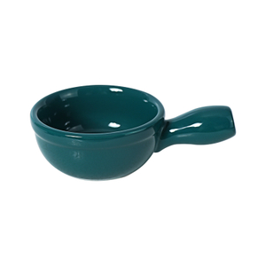 Green Ceramic Sauce Bowl with Handle