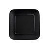 Porcelain Square Dinner Plate Dinnerware New Design Matt Frosting Black Restaurant Plate