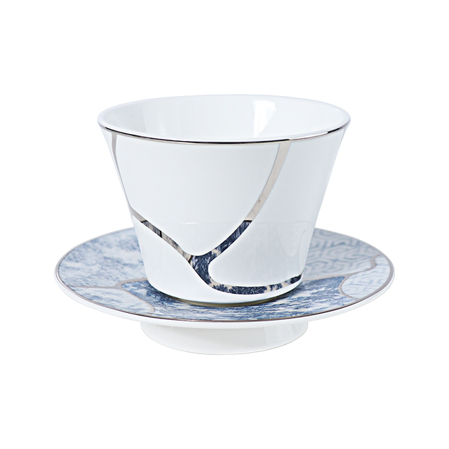 Arabic Cawa Cup Bone China Tea Cups Luxury Ceramic Cup Withour Handle