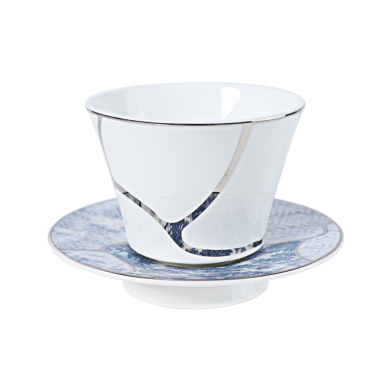 Arabic Cawa Cup Bone China Tea Cups Luxury Ceramic Cup Withour Handle