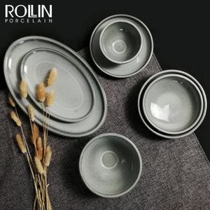Assiettes En Porcelaine Dishes Plates Geschirr Ceramic Dishes Wholesale Vajillas De Porcelana Ceramic Dinner Set