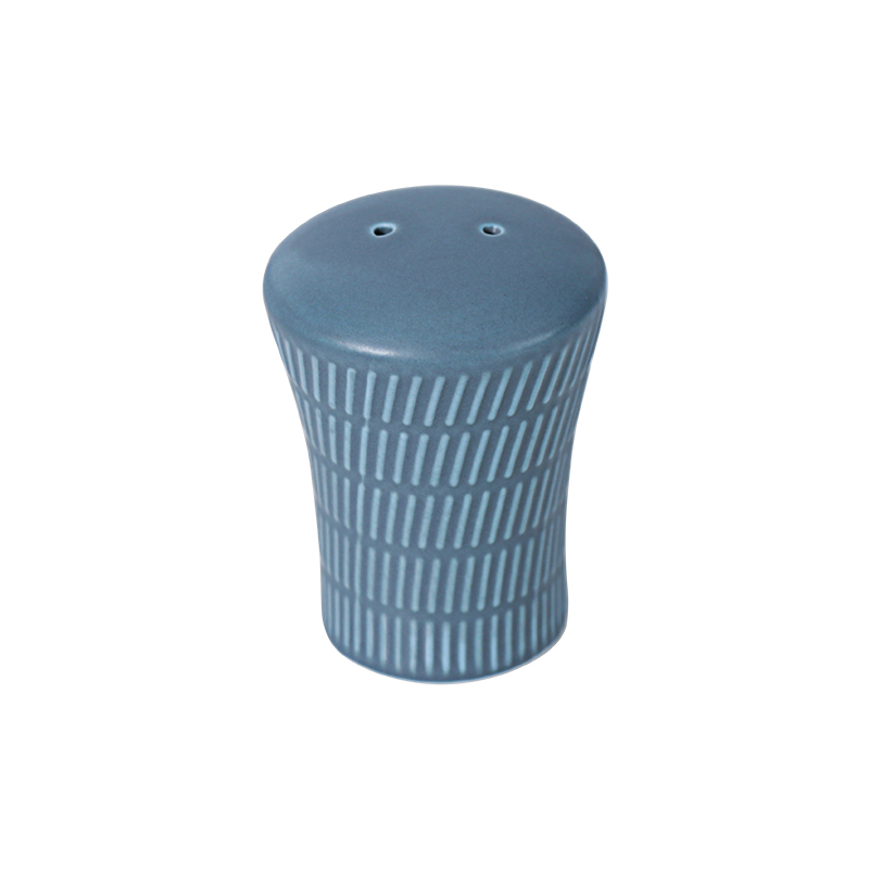 Modern Royal Blue Porcelain Salt Shaker