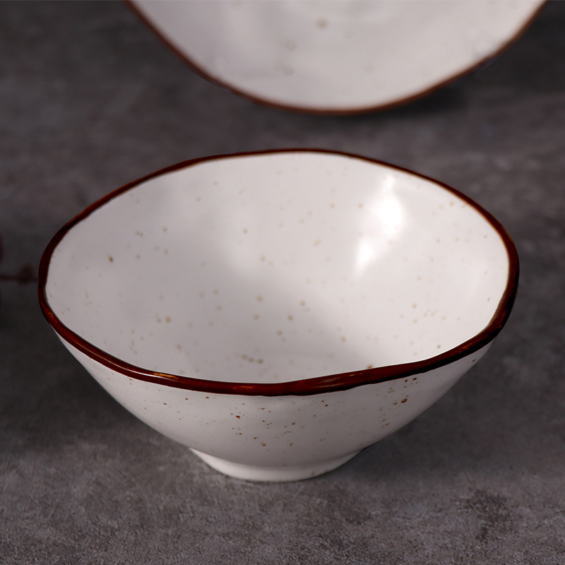 Porcelain Dinnerware Speckled Handcrafted Bowl Ceramic bowl