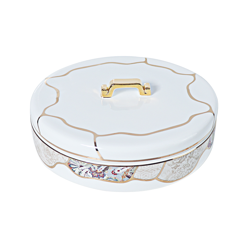 Luxury Dinnerware Set Bone China Dessert Box