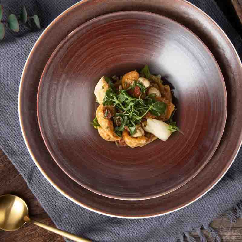 Restaurant tableware supplier porcelain plates
