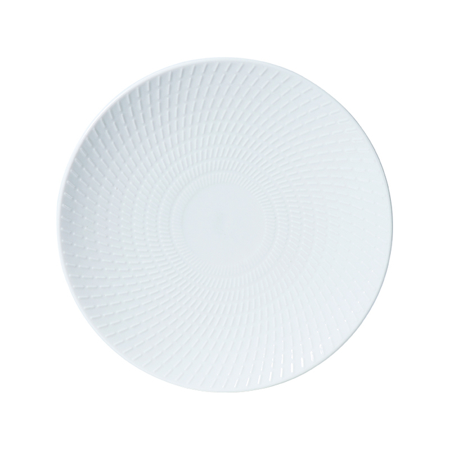 Guangzhou Hotel Supplier White Dinner Plates Fine Dining Ceramic Party Plate Custom White Porcelain Plate For Restaurant