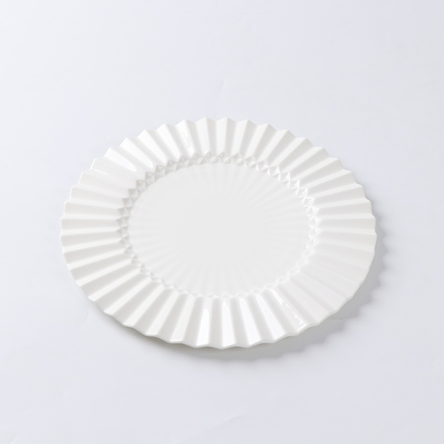 white plate
