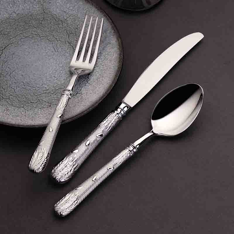 Stainless steel knife for hotel flatware supplies