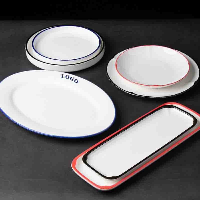 Premium hotel plate setting for fine dining catering environments