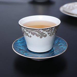 Bone China Arabic Coffee And Tea Cup Set For Restaurant