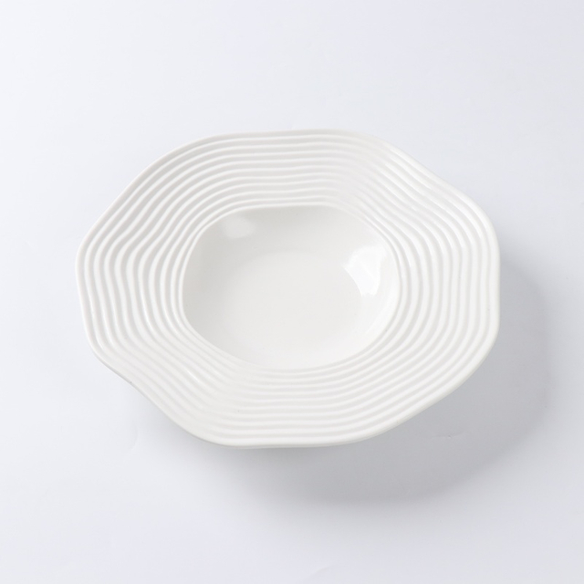 white ceramic plate