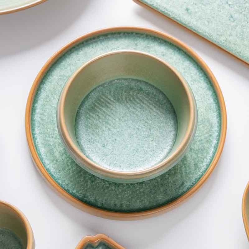 Hotel porcelain plate produced by ceramic tableware manufacturer