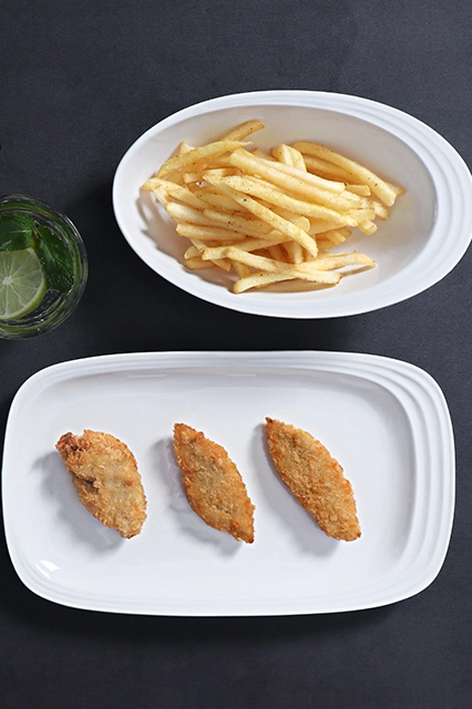 white porcelain plate