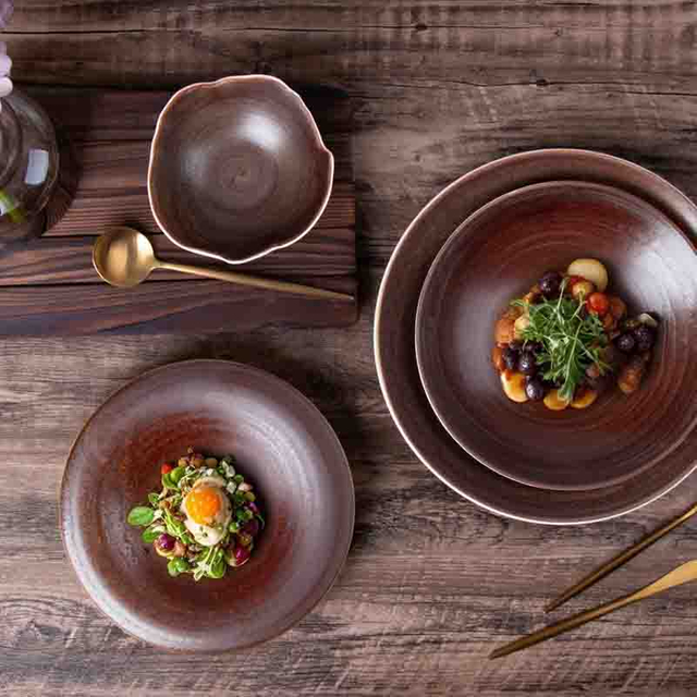 Hotel restaurant porcelain plates manufacturer commercial quality
