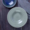Ceramic plate factory high-temperature glaze finish