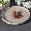 Hotel porcelain round dinner plate modern dining presentation