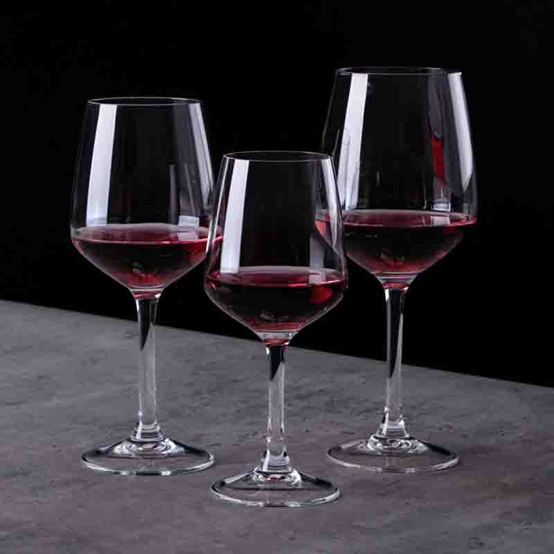 Hotel wine glasses lead free crystal stemware