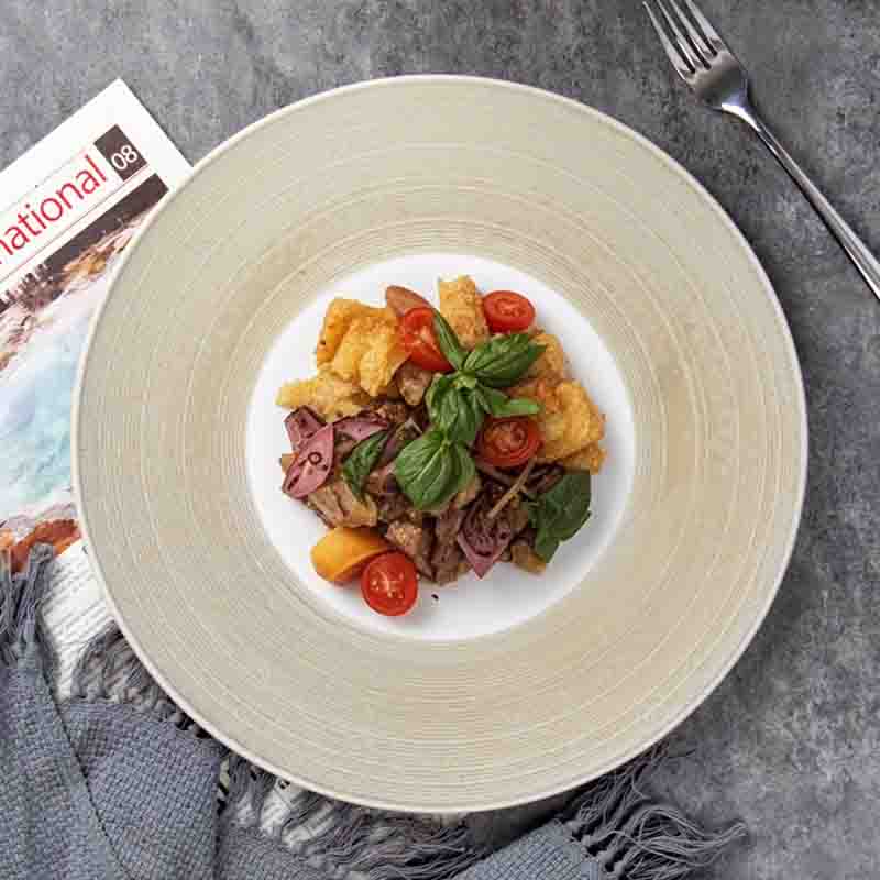 hotel restaurant porcelain dinnerware set