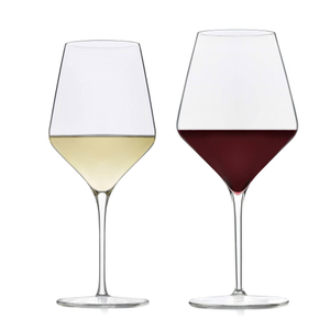 16-ounce Lead Free Hospitality Drinking Glasses Angular Bowl Wine Glass