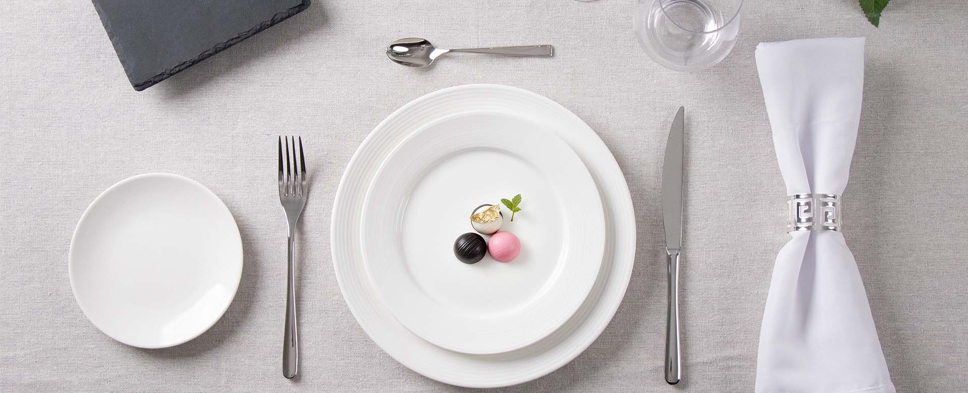 white porcelain plate