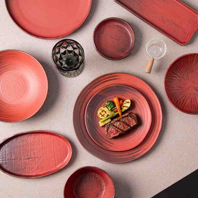 Restaurant porcelain plates from ceramic tableware manufacturer