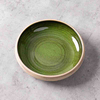 Green porcelain bowl for restaurant soup and side dishes