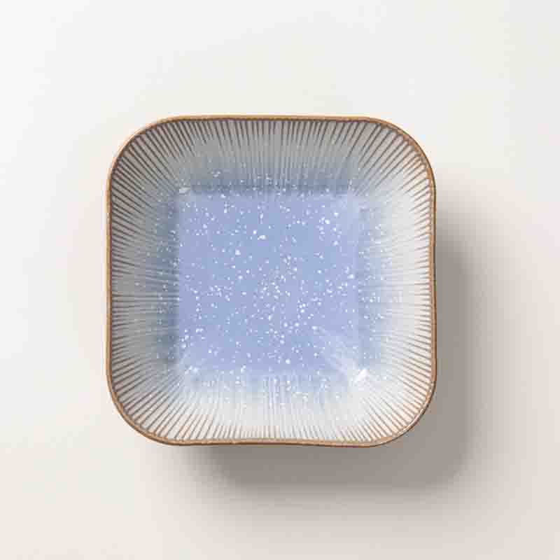 Square porcelain plate for hotel and restaurant dining