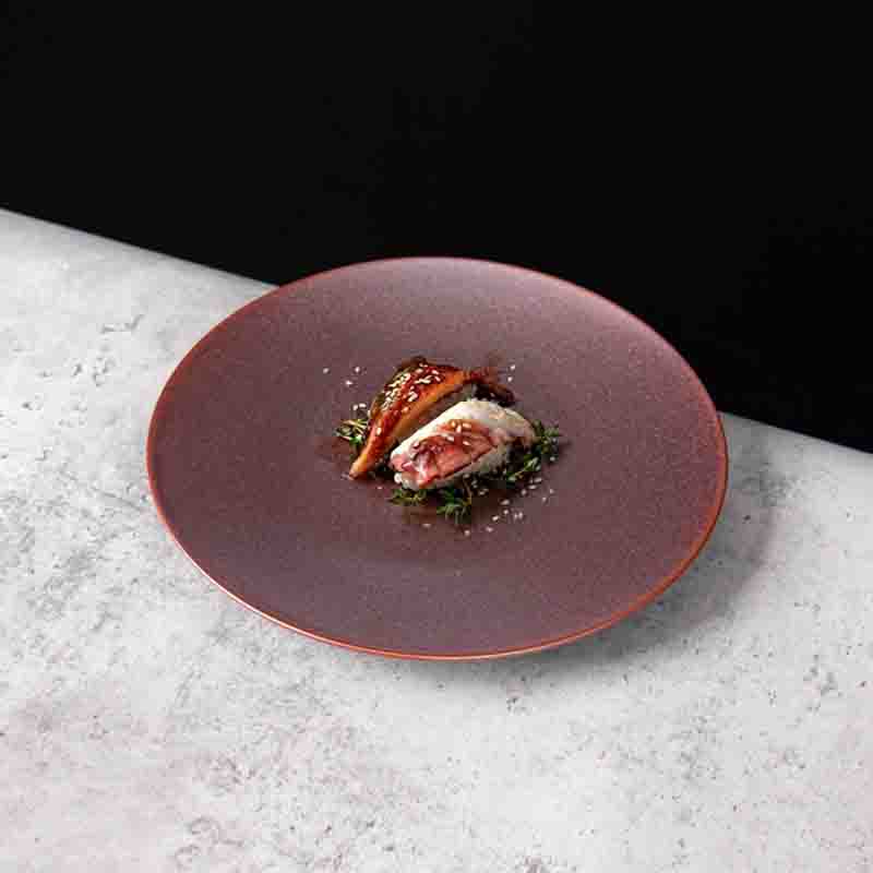 Modern porcelain plate for hotel tableware collection