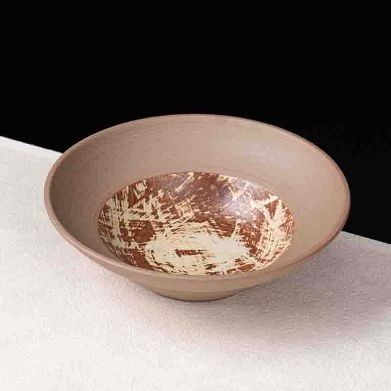 Deep porcelain bowl for soup and pasta service