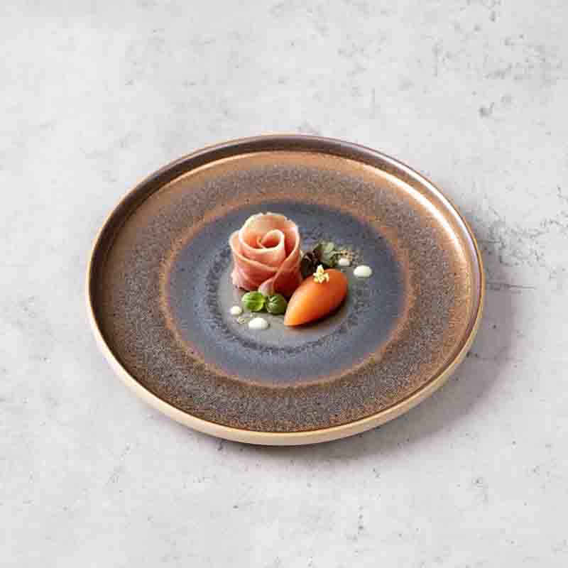 Commercial porcelain dinner plates for hospitality