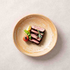 Round porcelain dinner plate for commercial restaurant service