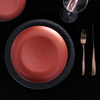 Porcelain dinner plate for hotel restaurant table setting