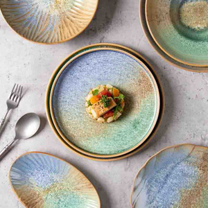 Full set of versatile ceramic tableware designed for one-stop catering supply by an experienced porcelain tableware manufacturer